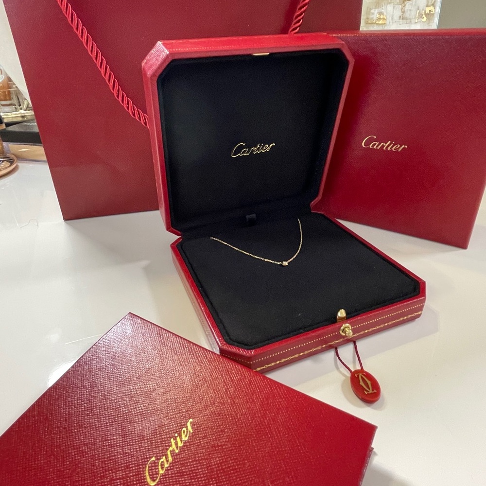 Authentic Cartier Diamants Légers necklace xs